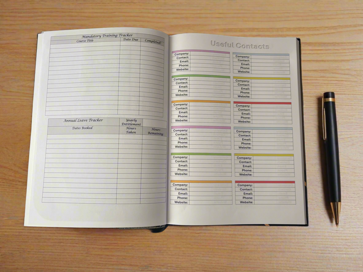 Weekly Diary - Week per two pages