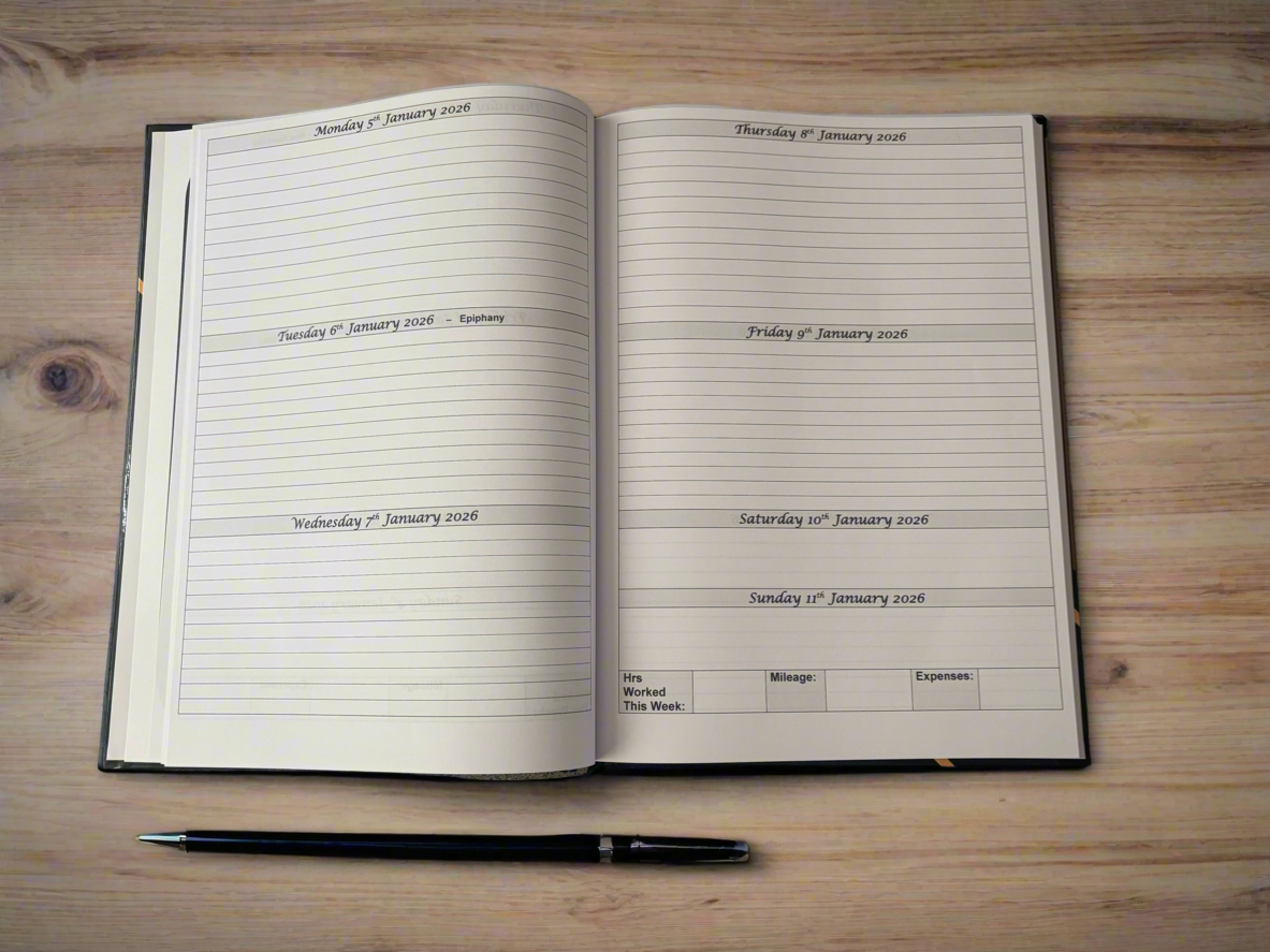 Weekly Diary - Week per two pages